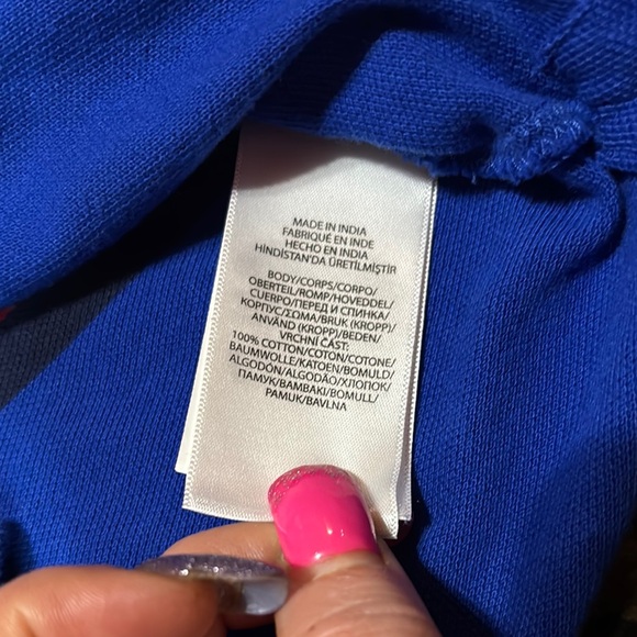 Polo by Ralph Lauren Blue and Yellow Striped Polo‎ Shirt - Picture 5 of 6